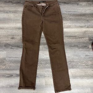 Lauren Ralph Lauren Women's Brown Classic Straight Leg Jeans Size 8